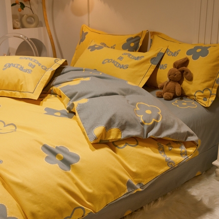 91家纺网 家纺一手货源 找家纺 （总）2025新款全棉磨毛印花单品被套