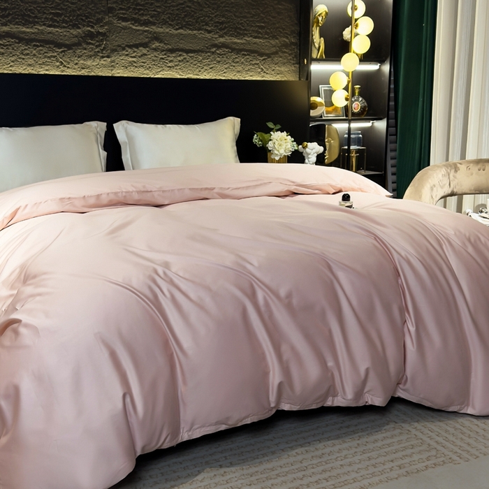 91家纺网 家纺一手货源 找家纺 （总）氧家2025新款60s贡缎长绒棉纯色随心配系列-被套