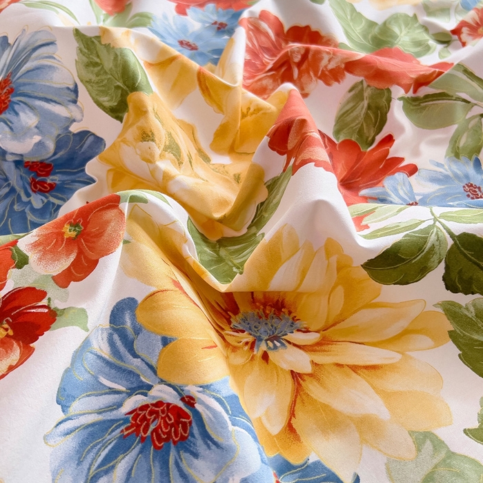 91家纺网 家纺一手货源 找家纺 情煊家纺 2025新款全棉花边款枕套 锦绣年华