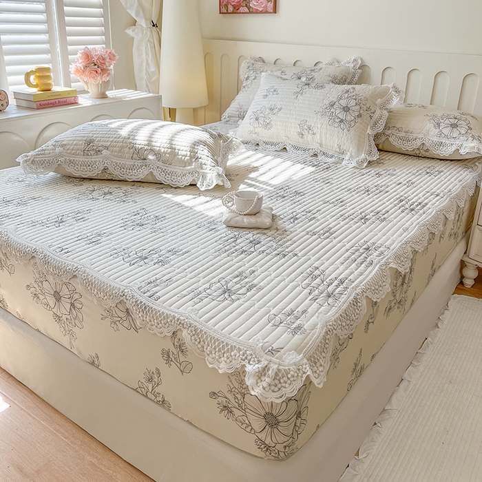 91家纺网 家纺一手货源 找家纺 麒豆豆 2025新款天丝印花床笠 琳琅