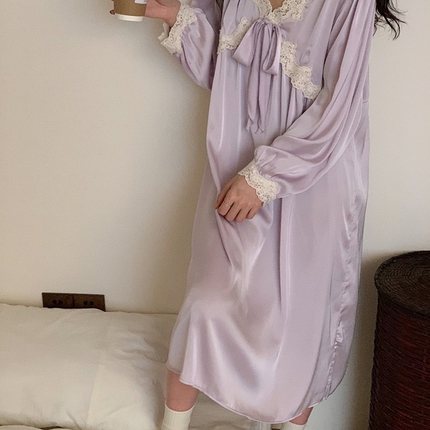 91家纺网 家纺一手货源 找家纺 （总）妍景家居生活馆 2025新款冰丝蝴蝶结裙