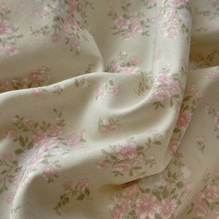 91家纺网 家纺一手货源 找家纺 大麦家纺 2025新款韩式花边亲肤棉四件套 花影