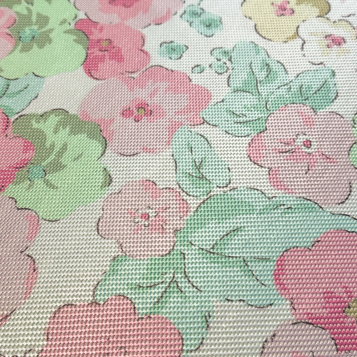 91家纺网 家纺一手货源 找家纺 席佬大 2025新款高克重卡通数码印花冰藤席床席床笠款 繁花-平铺款