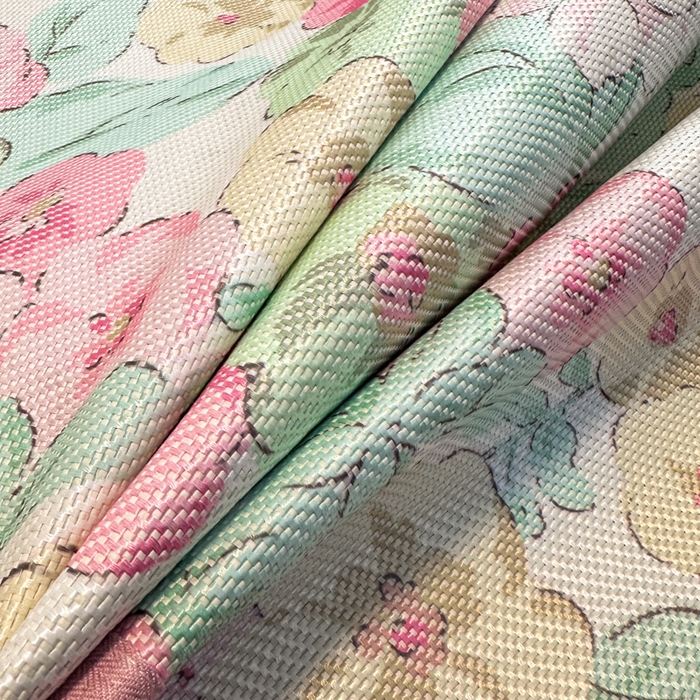 91家纺网 家纺一手货源 找家纺 席佬大 2025新款高克重卡通数码印花冰藤席床席床笠款 繁花-平铺款