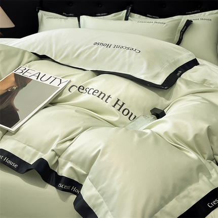 91家纺网 家纺一手货源 找家纺 （总）小久久（小九九） 2025新款轻奢时尚水洗冰丝四件套-奥芬系列