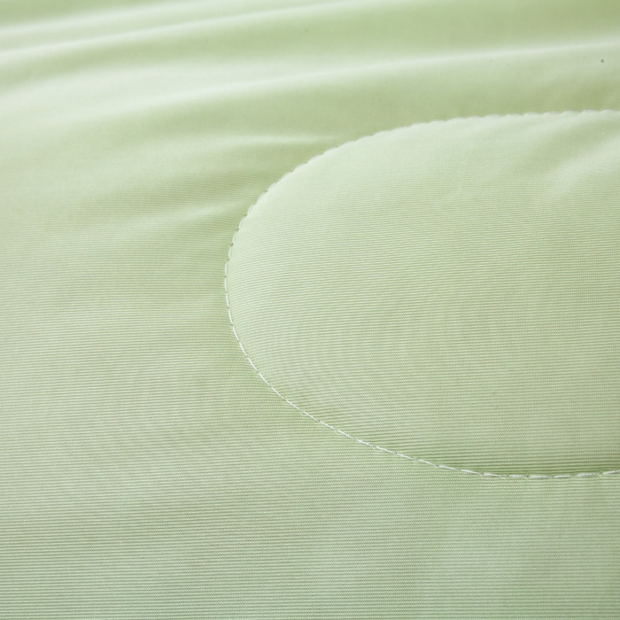 91家纺网 家纺一手货源 找家纺 好梦来家纺（原锦茂家纺） 2026新款印花凉感丝抗菌夏被 绿拼粉