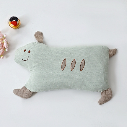 91家纺网 家纺一手货源 找家纺 （总）其乐枕芯 2025新款全棉纯棉卡通开心小狗荞麦枕枕头枕芯