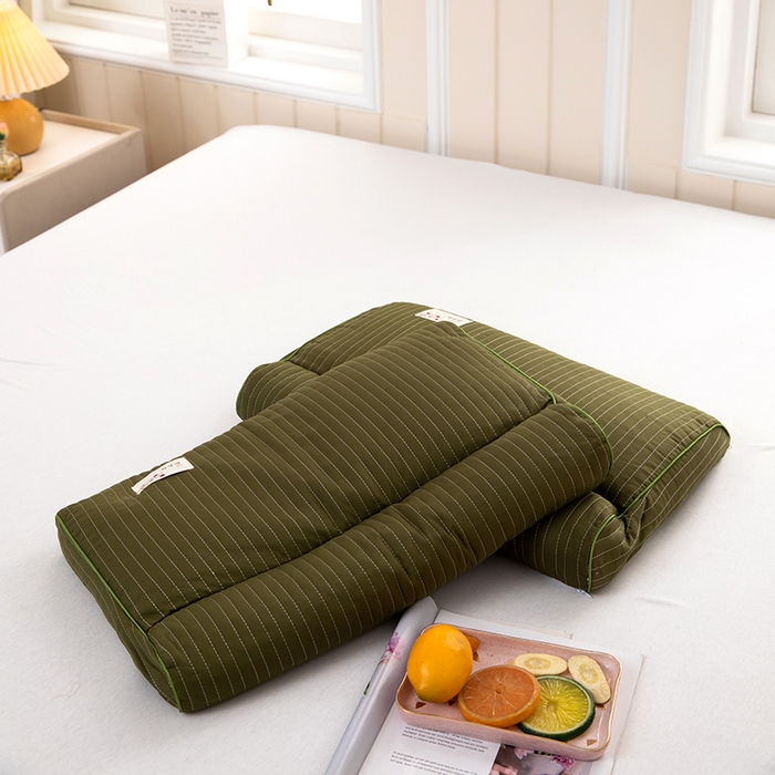 91家纺网 家纺一手货源 找家纺 （总）九州枕芯2025新款全棉草本牵引枕 枕头枕芯