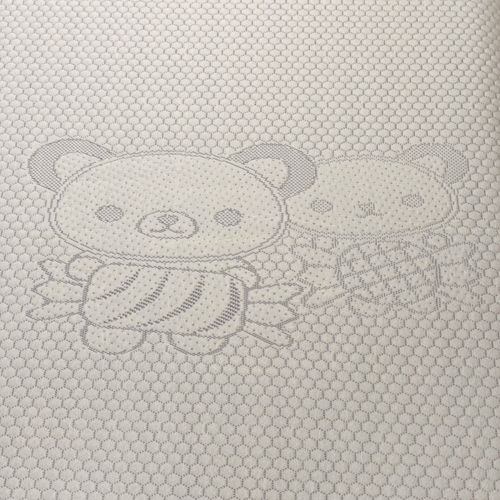 91家纺网 家纺一手货源 找家纺 富馨莱 2025新款A类480克PE凉感凉豆豆凉席三件套和单件床笠款 快乐熊仔