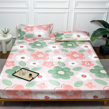 91家纺网 家纺一手货源 找家纺 （总）豪美鑫 2025新款提花冰丝席床笠款