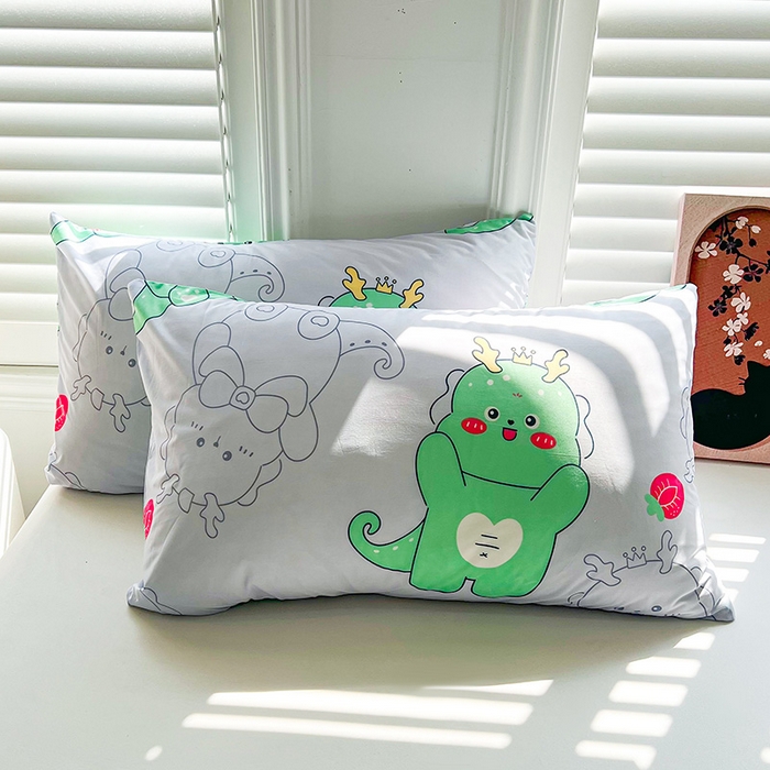 91家纺网 家纺一手货源 找家纺 好梦来家纺（原锦茂家纺） 2026新款印花凉感丝抗菌夏被 恐龙派对