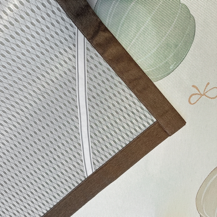 91家纺网 家纺一手货源 找家纺 席佬大 2025新款高克重卡通数码印花冰藤席床席床笠款 波点南瓜-平铺款