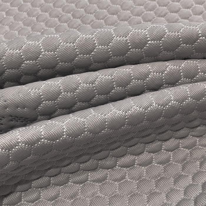 91家纺网 家纺一手货源 找家纺 富馨莱 2025新款A类480克PE凉感凉豆豆凉席三件套和单件床笠款 发财树-灰