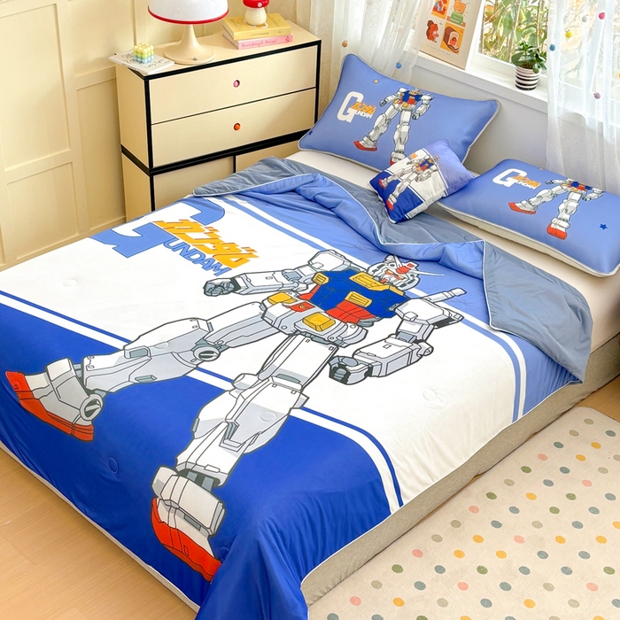 91家纺网 家纺一手货源 找家纺 ds生活馆 2026新款A类大版卡通凉感丝夏被 变形金刚