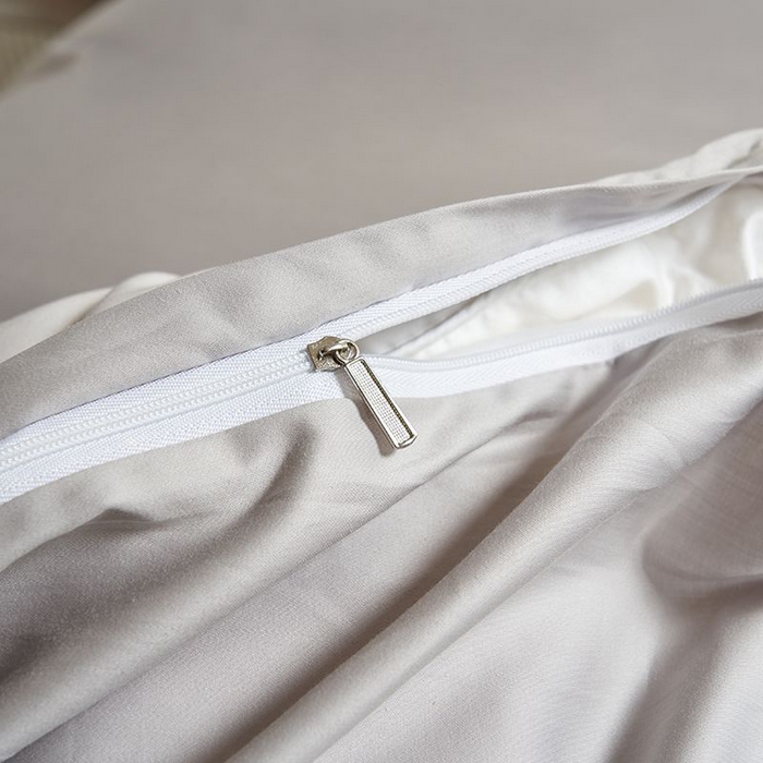 91家纺网 家纺一手货源 找家纺 暖芯家纺 2025新款60S黑标全棉四件套 浅松灰