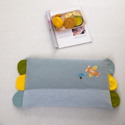 91家纺网 家纺一手货源 找家纺 （总）九州枕芯2025新款全棉卡通刺绣儿童荞麦枕 枕头枕芯