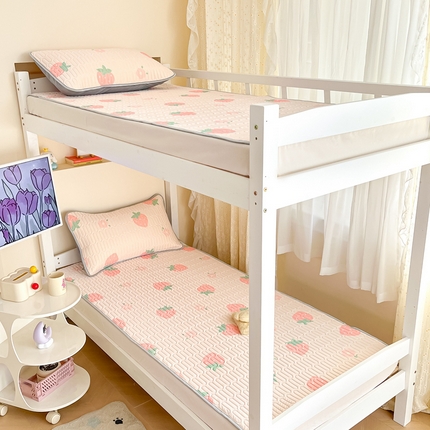 91家纺网 家纺一手货源 找家纺 （总）川悦生活 2025新款小阪凉感丝印花凉席-学生床