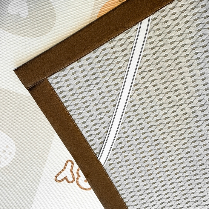 91家纺网 家纺一手货源 找家纺 席佬大 2025新款高克重卡通数码印花冰藤席床席床笠款 卡皮巴拉-平铺款-平铺款