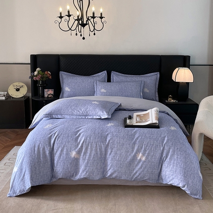 金纱玉纺家纺 2025新款全棉13376数码印花四件套（礼盒包装）213B3