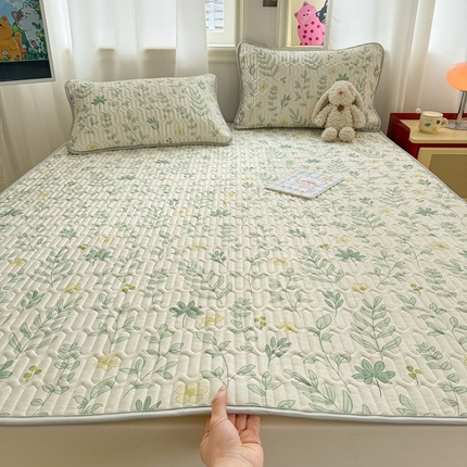 91家纺网 家纺一手货源 找家纺 （总）慕尚家纺 2025新款小清新凉感丝乳胶席