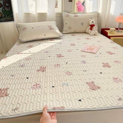 91家纺网 家纺一手货源 找家纺 （总）慕尚家纺 2025新款小清新凉感丝乳胶席