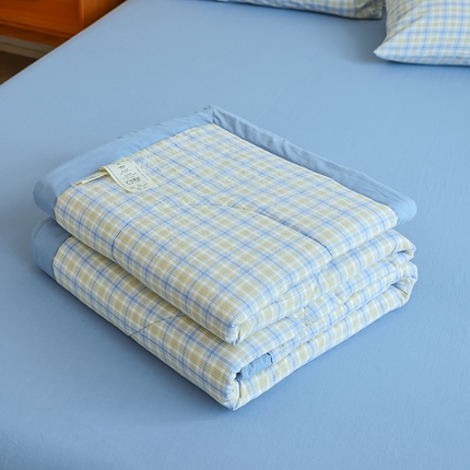 91家纺网 家纺一手货源 找家纺 （总）雯雨家纺 2025新款A类无印风里外全棉纯棉水洗棉新疆棉花夏被夏凉被空调被