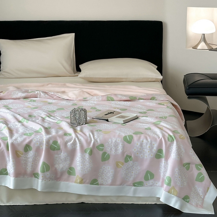 91家纺网 家纺一手货源 找家纺 （总）茧羽世家 2025新款天丝银萃沁氧抗菌系列夏被子被芯