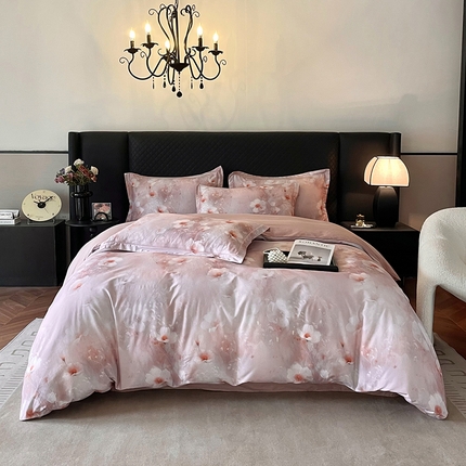 金纱玉纺家纺 2025新款全棉13376数码印花四件套（礼盒包装）274A2