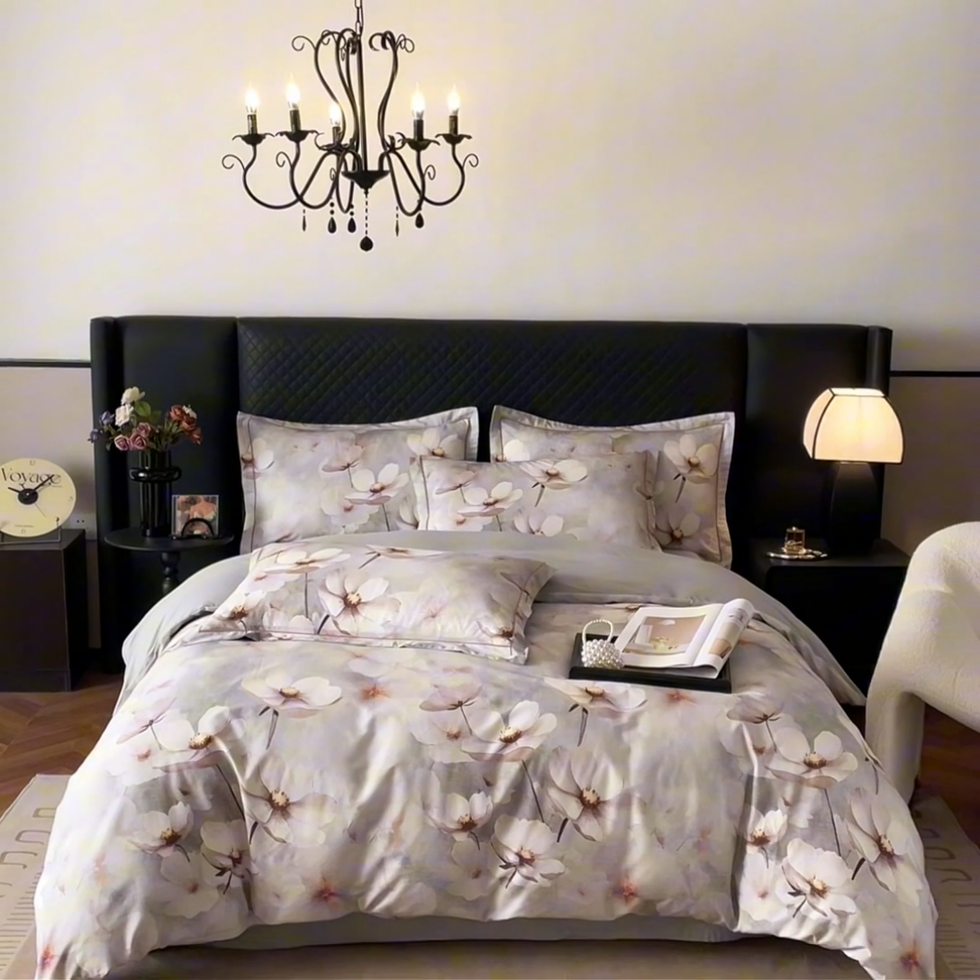 91家纺网 家纺一手货源 找家纺 金纱玉纺家纺 2025新款全棉13376数码印花四件套（礼盒包装）486A2