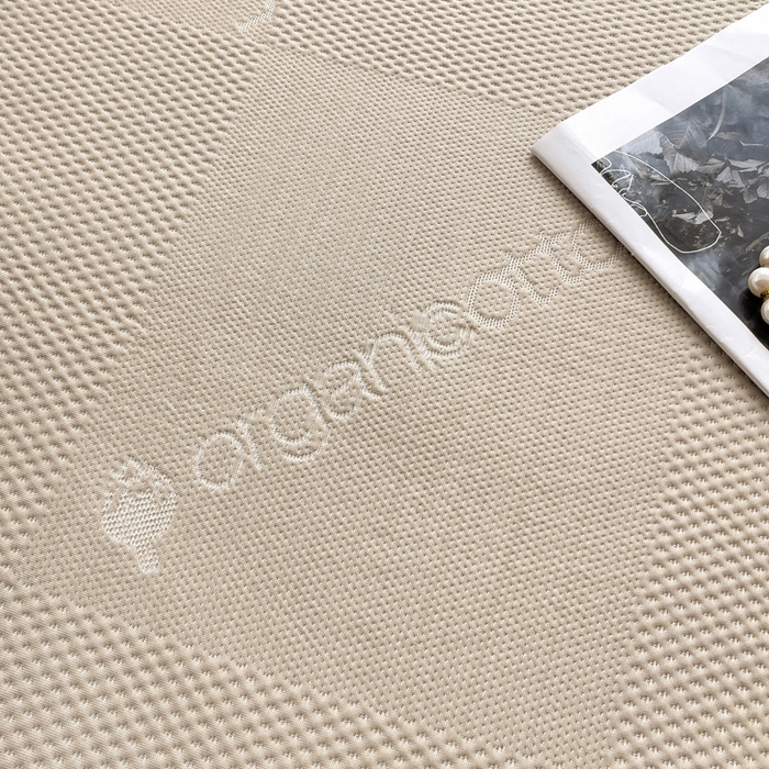 91家纺网 家纺一手货源 找家纺 富馨莱 2025新款A类480克PE凉感凉豆豆凉席三件套和单件平铺款 绅士咖