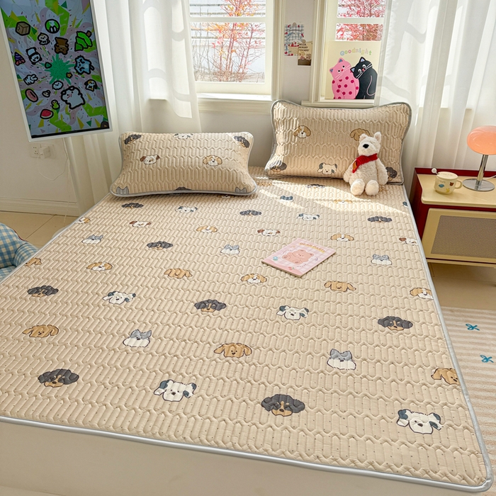 91家纺网 家纺一手货源 找家纺 （总）慕尚家纺 2025新款小清新凉感丝乳胶席