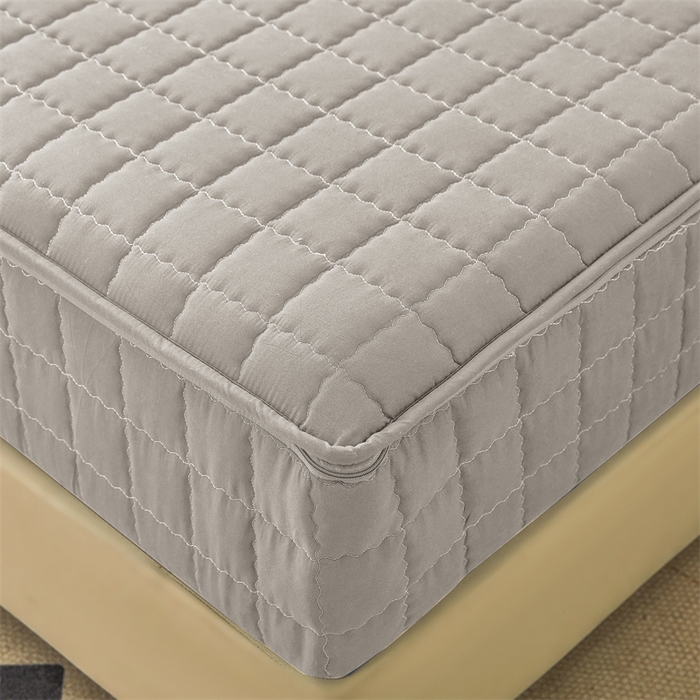 91家纺网 家纺一手货源 找家纺 （总）欧邦 2025新款水洗原棉六面全包夹棉床笠