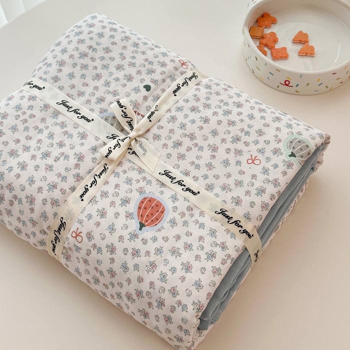 91家纺网 家纺一手货源 找家纺 塞纳 2026新款.全棉有氧双层纱四件套-场景一 南瓜派对-黄