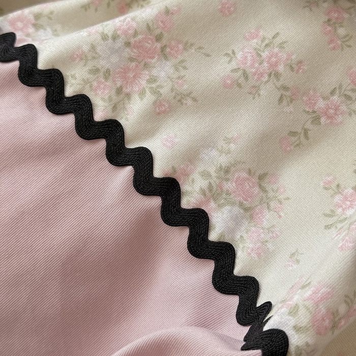 91家纺网 家纺一手货源 找家纺 大麦家纺 2025新款韩式花边亲肤棉四件套 花影