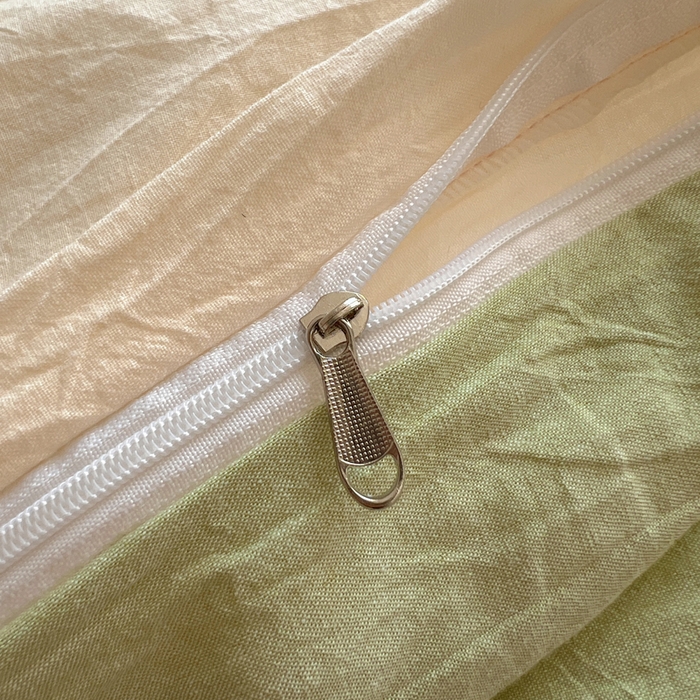 91家纺网 家纺一手货源 找家纺 慕尚家纺 2025新款春夏新款色织水洗棉毛巾绣四件套 圣诞树 绿