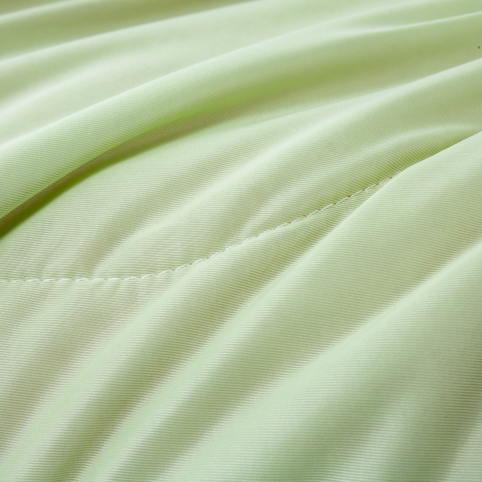 91家纺网 家纺一手货源 找家纺 好梦来家纺（原锦茂家纺） 2026新款印花凉感丝抗菌夏被 绿拼粉