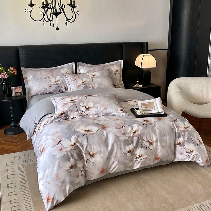 91家纺网 家纺一手货源 找家纺 金纱玉纺家纺 2025新款全棉13376数码印花四件套（礼盒包装）486A2