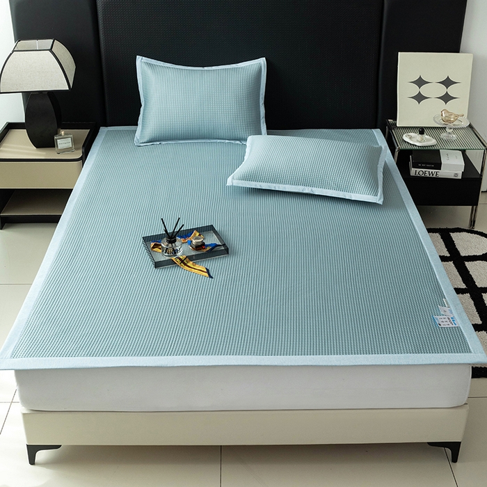 91家纺网 家纺一手货源 找家纺 （总）安哆啦家纺 2025新款480克高端PE冰豆豆软凉席