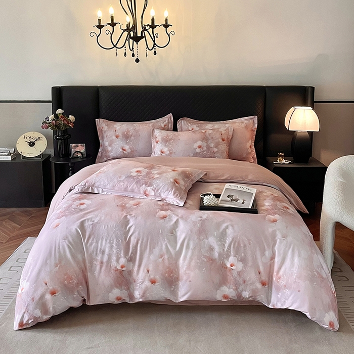 91家纺网 家纺一手货源 找家纺 金纱玉纺家纺 2025新款全棉13376数码印花四件套（礼盒包装）274A2