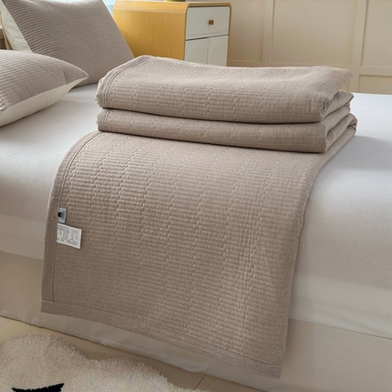 91家纺网 家纺一手货源 找家纺 （总）梦精灵家纺 2025新款全棉纯棉色织水洗棉床盖四件套加大尺寸单被套枕套