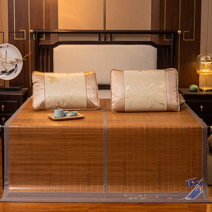 91家纺网 家纺一手货源 找家纺 （总）新月家纺（锦威郎） 2025新款2.6对节双面席冰丝竹席