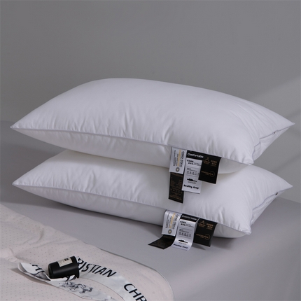 91家纺网 家纺一手货源 找家纺 （总）仁宇枕业 2025新款新品A类全棉本色纯白酒店羽丝绒枕头枕芯