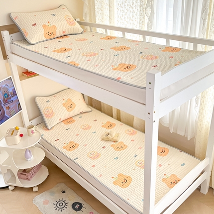 91家纺网 家纺一手货源 找家纺 （总）川悦生活 2025新款小阪凉感丝印花凉席-学生床