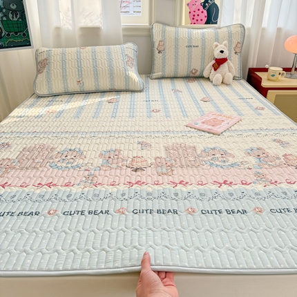 91家纺网 家纺一手货源 找家纺 （总）慕尚家纺 2025新款小清新凉感丝乳胶席