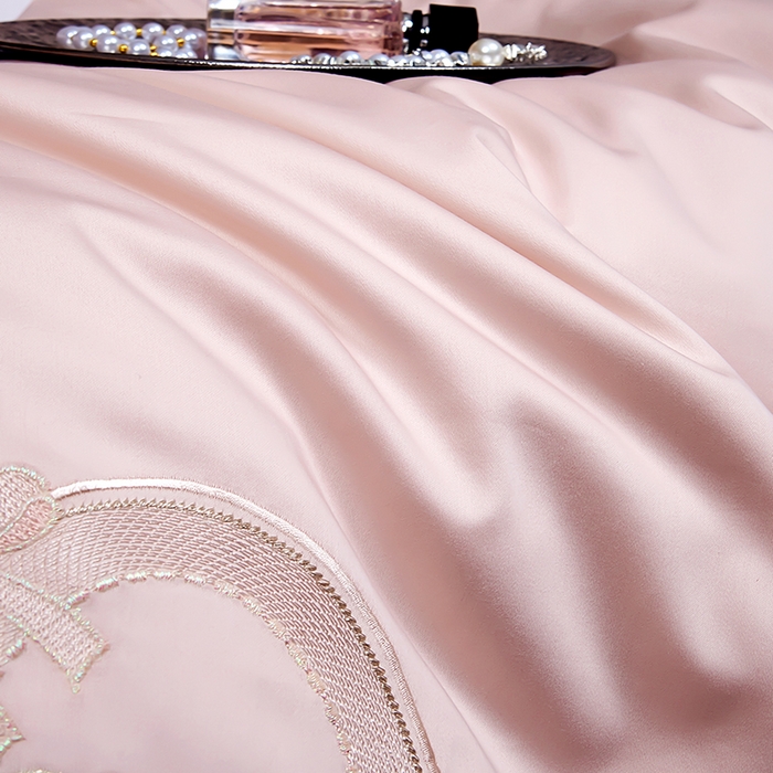 91家纺网 家纺一手货源 找家纺 （总）U品汇 2025新款60s支贡缎长绒棉刺绣花四件套纯棉全棉100%棉礼盒包装