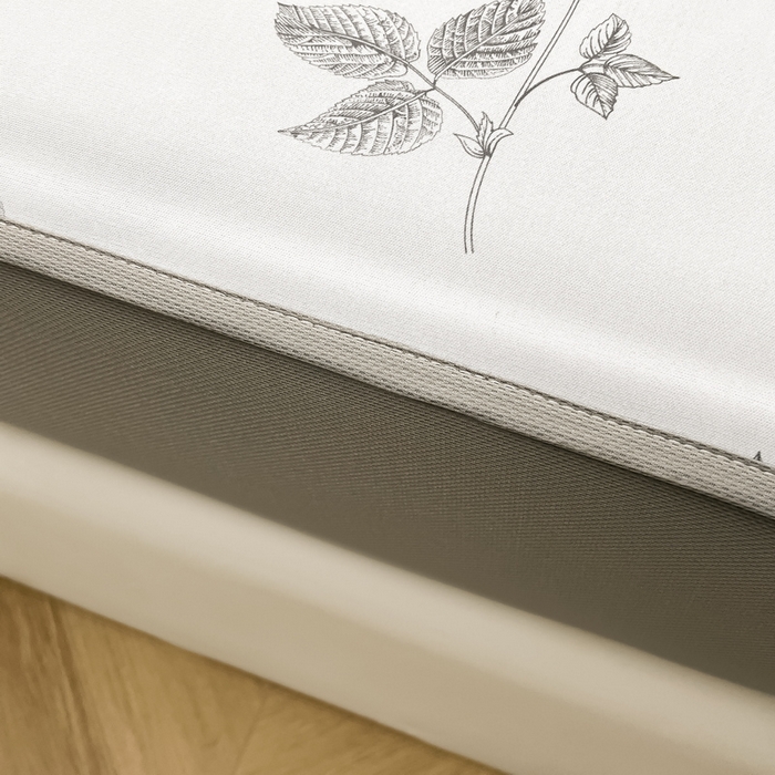 91家纺网 家纺一手货源 找家纺 2025春夏新款独家研发太空层凉感软席冰丝印花凉席床笠款 安禾