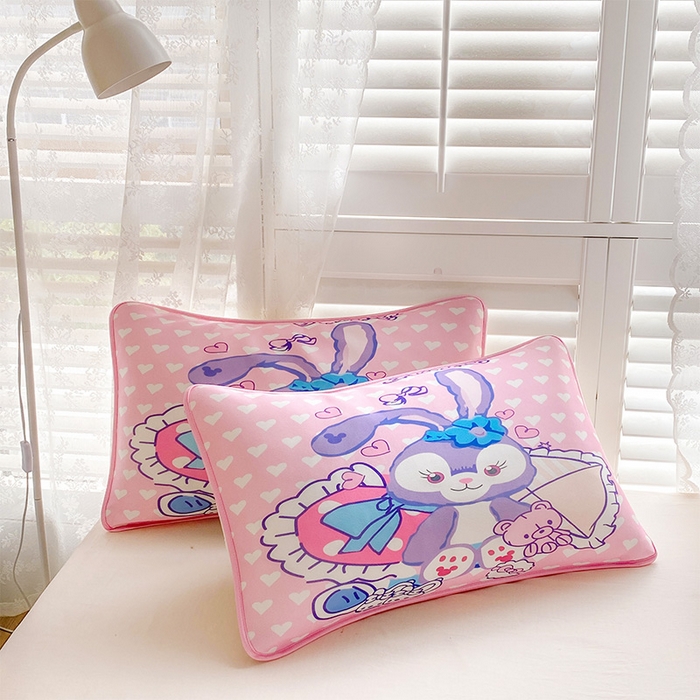 91家纺网 家纺一手货源 找家纺 ds生活馆 2026新款A类大版卡通凉感丝夏被 你好星黛露