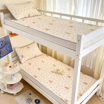 91家纺网 家纺一手货源 找家纺 （总）川悦生活 2025新款小阪凉感丝印花凉席-学生床