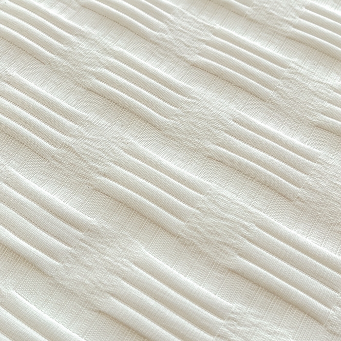 91家纺网 家纺一手货源 找家纺 欧邦 2025新款华夫格水洗棉夏被 白＋粉