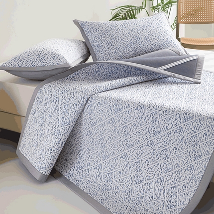 91家纺网 家纺一手货源 找家纺 （总）鑫姿 2025新款A类凉感冰豆豆凉席雅致系列